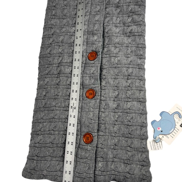 Cozy Newborn Baby Swaddle Blanket Unisex Infant Wrap Soft 0-6month Cable Knit - Picture 6 of 7